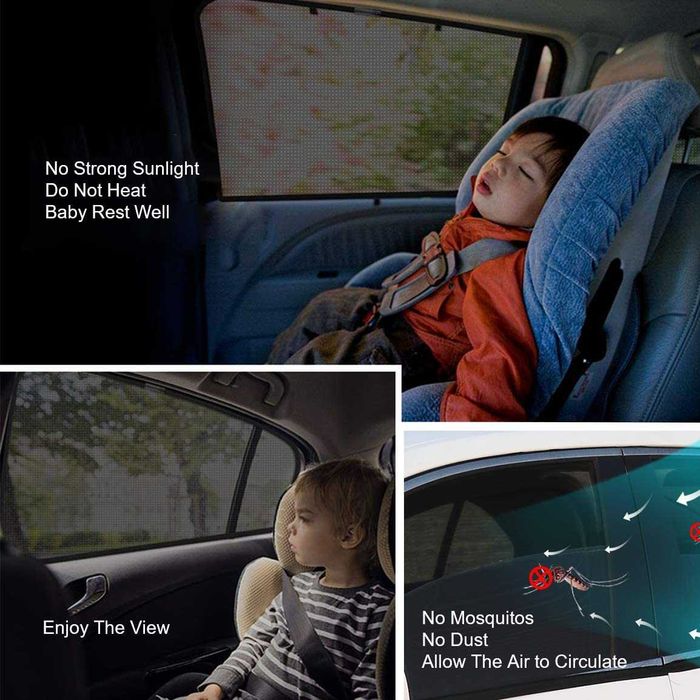 Tapa Sol para Janela de carro - Viagens - Pack 2 - Raios UV