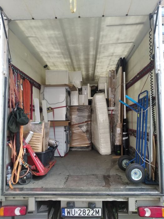 Przeprowadzki, GRATIS kartony transport z windą wnoszenie montaż mebli