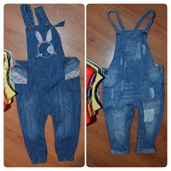 Джинсовый комбинезон