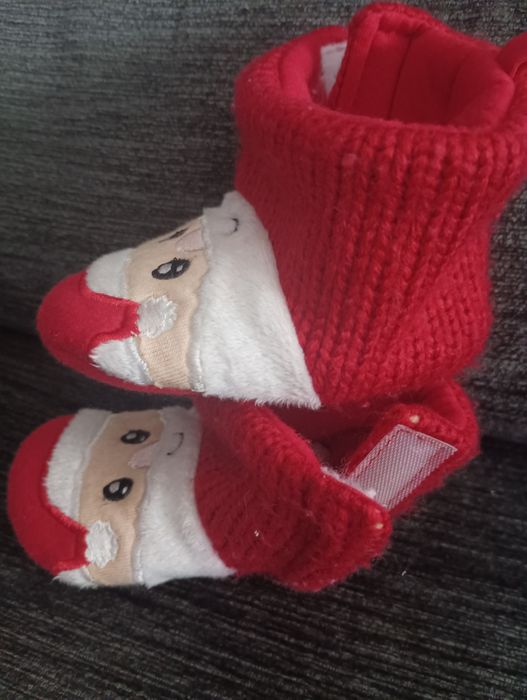 Sapato bota pai natal 6-9meses