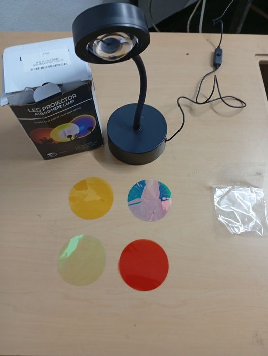 Candeeiro mesa USB com filtros