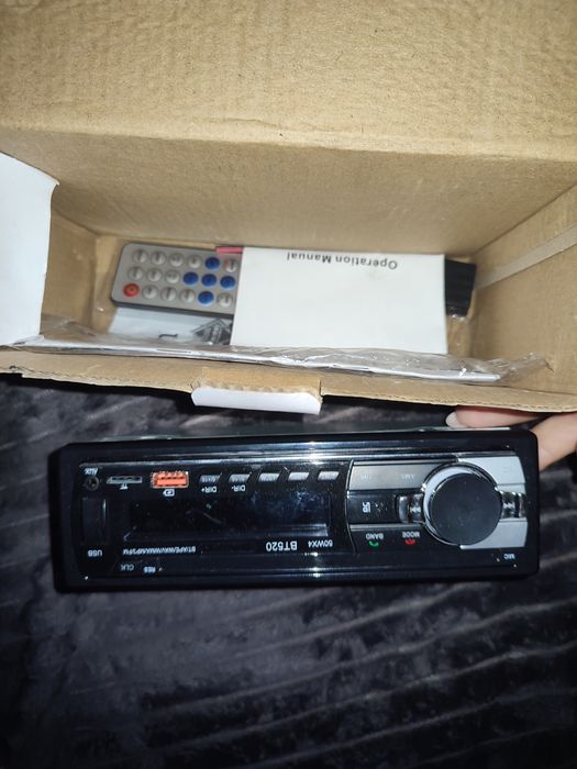 Автомагнітола BT520 BLUETOOTH+2XUSB+SD+AUX 4X60W RGB