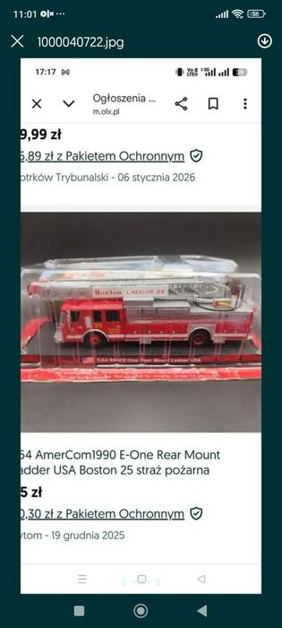 Zestaw modeli straż pożarna