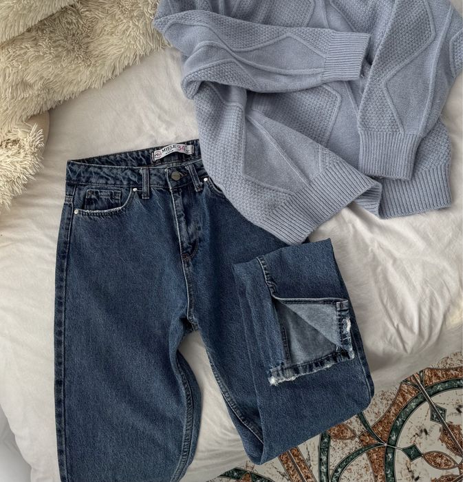 Джинси жіночі мом,прямі 38