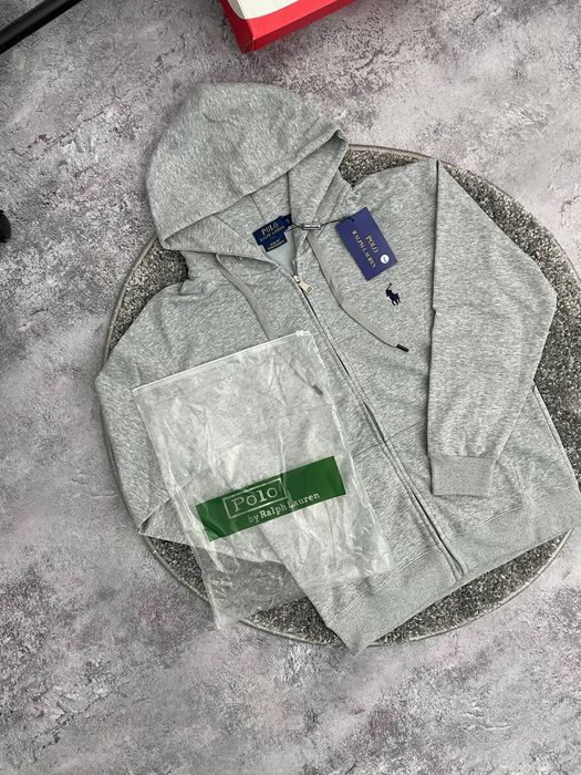 Зіп-худі Polo Ralph Lauren сіре | S–XXL | Нове