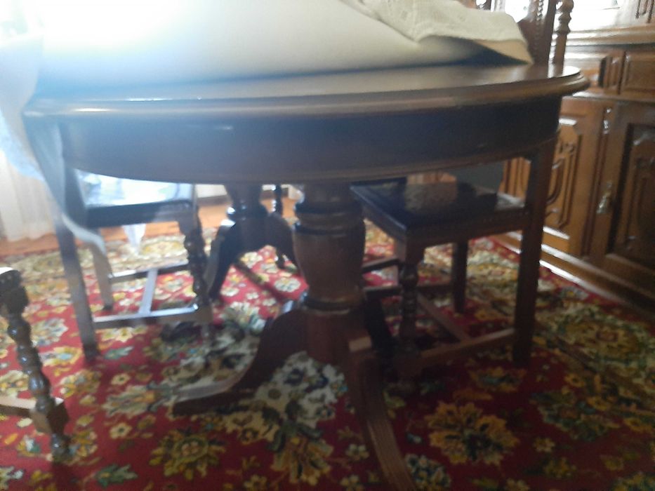 Mobilia sala Mogno maciço clássica