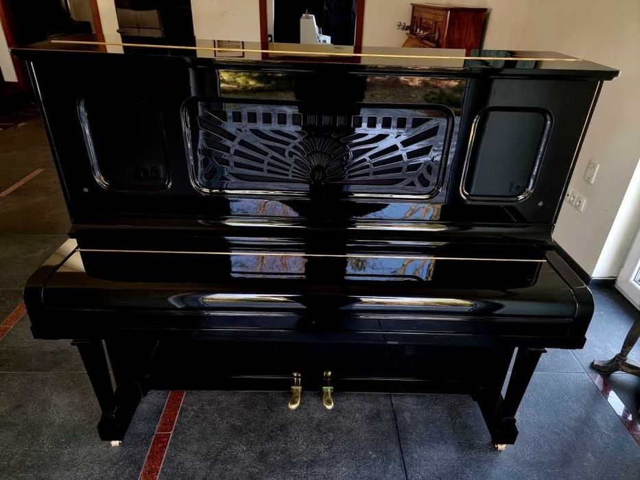 Pianino Steinway & Sons model K 130cm 1917r CZARNY POŁYSK