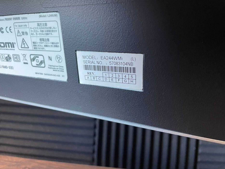 Monitor 24 cale NEC EA244WMi