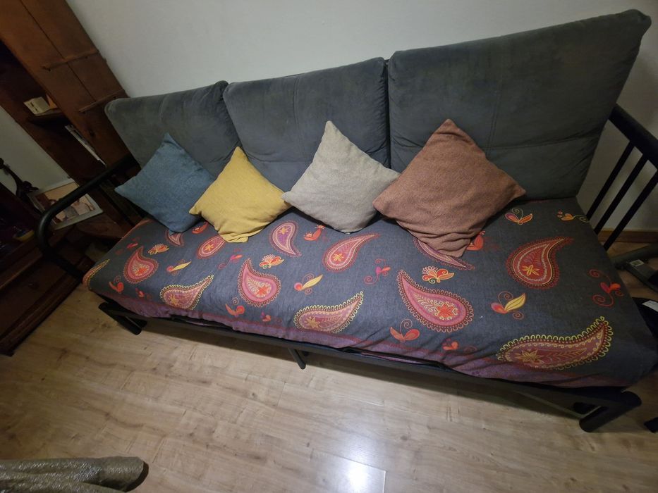 Sofá cama de ferro