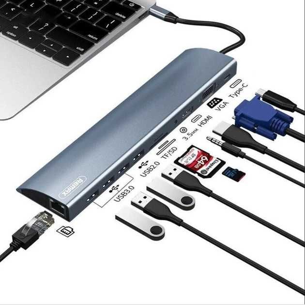 Док-станция USB-хаб Remax RU-U70: 1 000 грн. - Периферійні пристрої ...