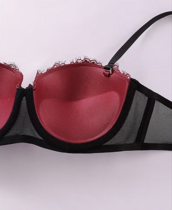 Бюстгальтер ліфчік пуш ап85 с, 85 в, 90 в, 90 с чорний червоний різні