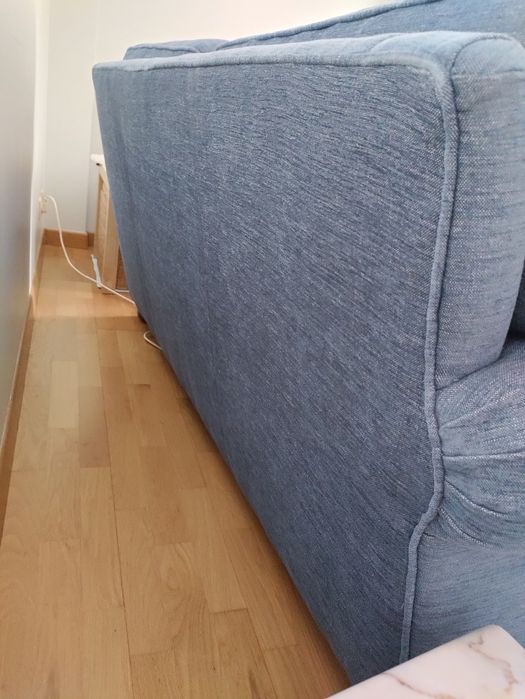 Sofá 2 lugares azul