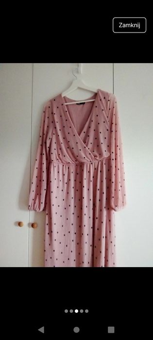 Sukienka w grochy