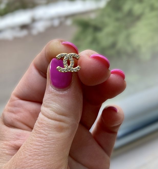 Kolczyki cc cyrkonie małe