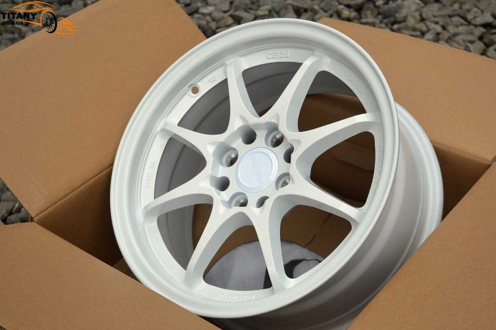 R15 4x100 Білі White Renault Opel Honda Toyota Kia Nissan VW BMW титан