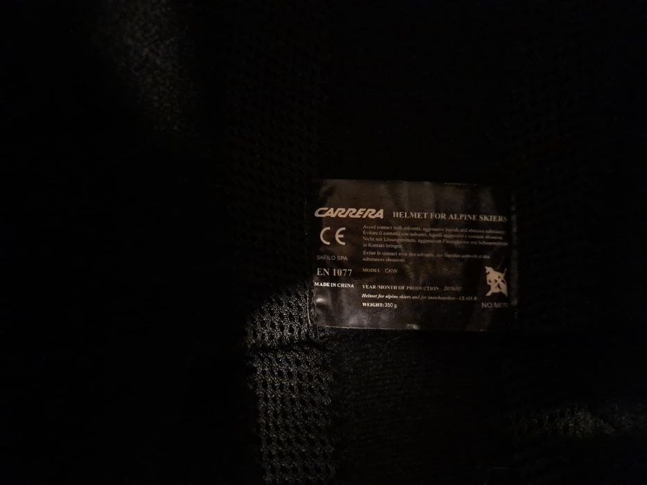 Kask Carrera narciarski pomarańczowy rozmiar 53 - 57 cm