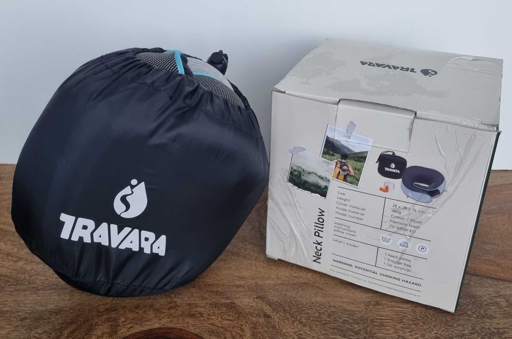 Nowa Poduszka Podróżna TRAVARA Pianka Memory Foam Rogal Samolot OLX