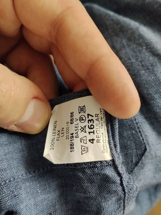 Lniana Koszula 100% len, marka Wilsoor