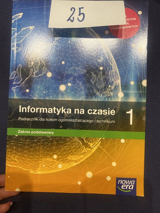 Informatyka na czasie 1 Ksiażki liceum klasa pierwsza