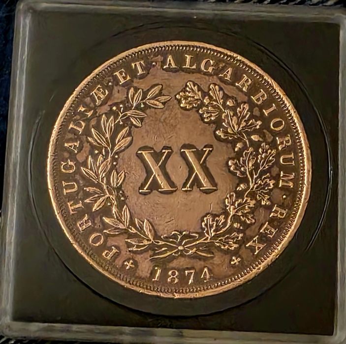 Moeda XX Reis 1874 (Soberba)