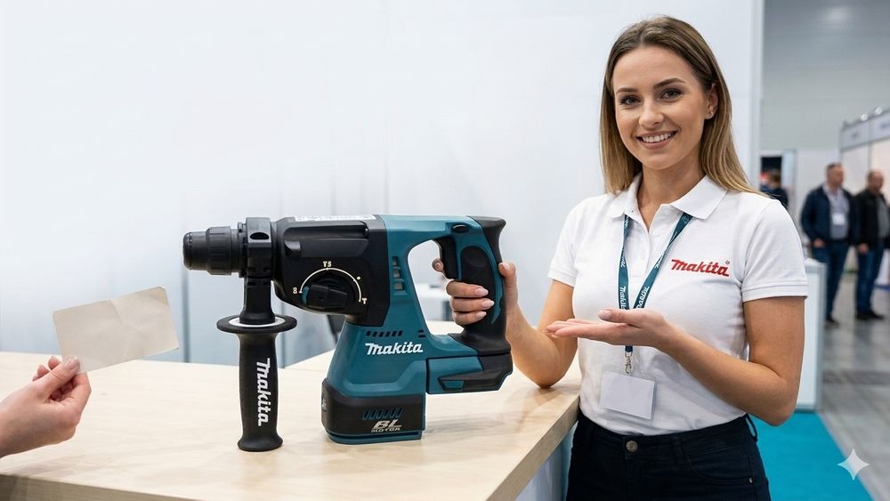 Makita DHR242, 18v, Super stan. Młotowiertarka