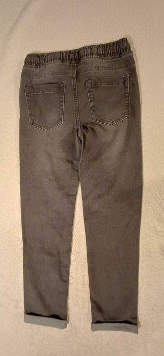 jeansy czarne nowe z metkami, rozmiar 140, Lincoln & Sharks, 5 10 15