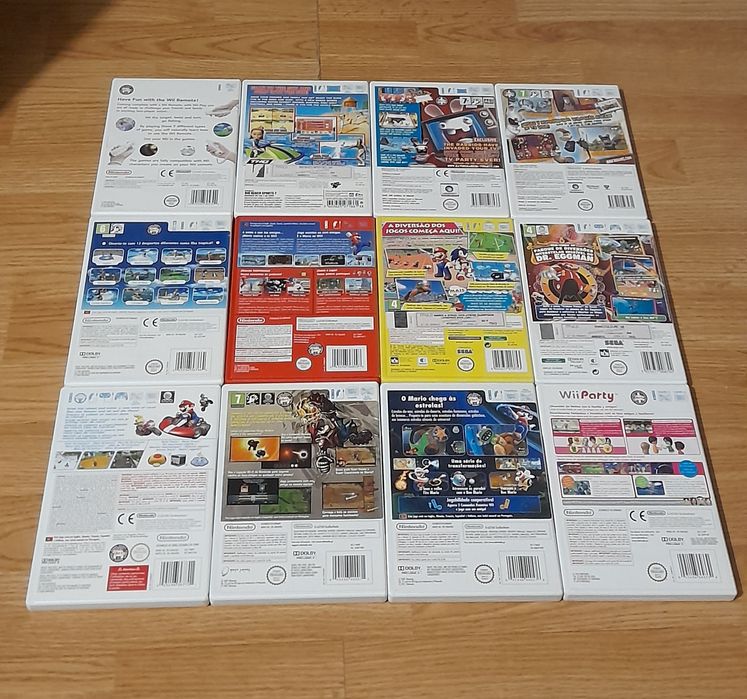 Jogos Nintendo Wii/Wii U (Originais,Completos,Versão PT)