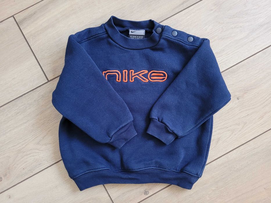 Bluza 86 12-18 Nike niemowlęca z ociepleniem meszek chłopięca