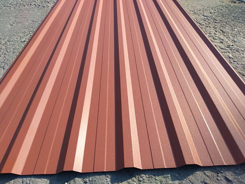 BLACHA trapezowa T-18 8004 CEGLASTY mat - KURIER od ręki