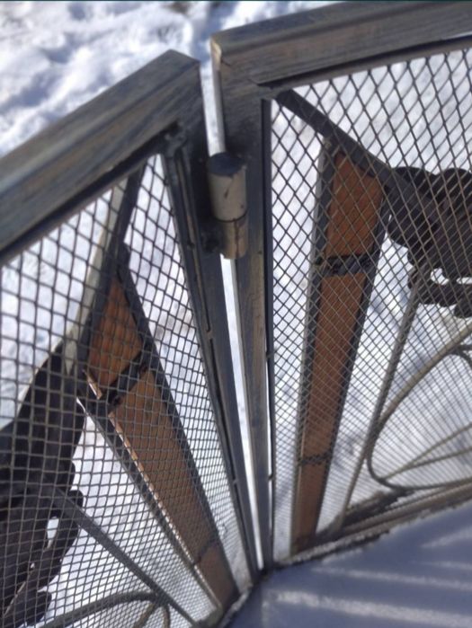 Решётка каминная экран кованый