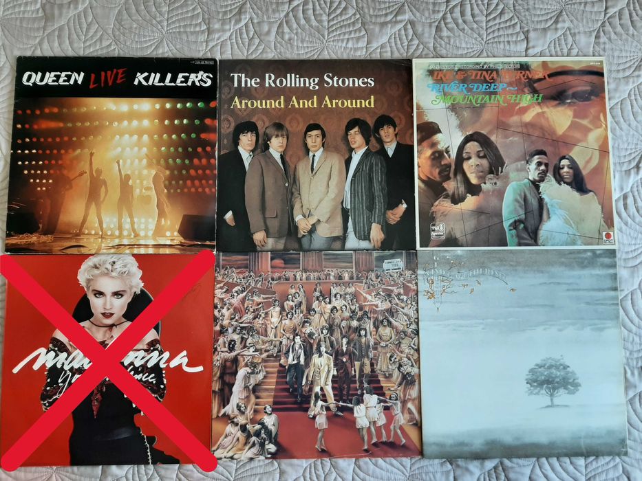 Queen – Madonna - Rolling Stones – Ike & Tina Turner – Genesis - Vinil LP