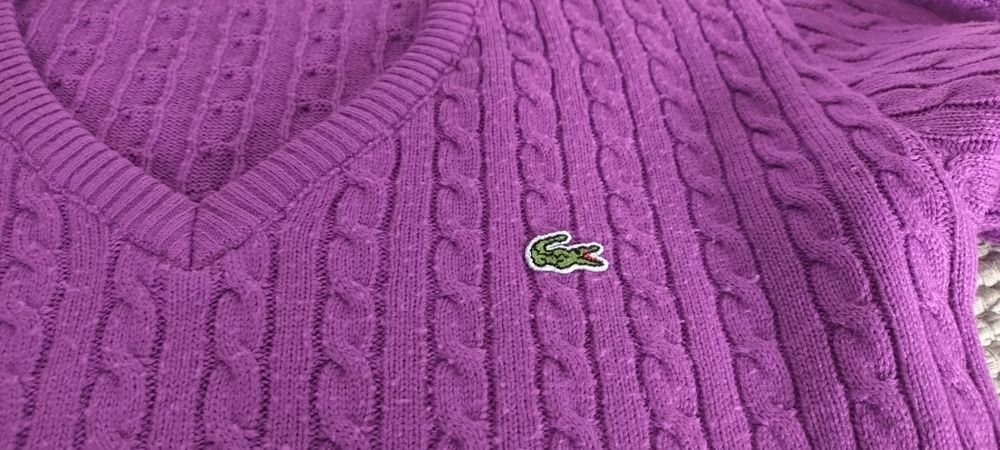 Sweter Lacoste damski