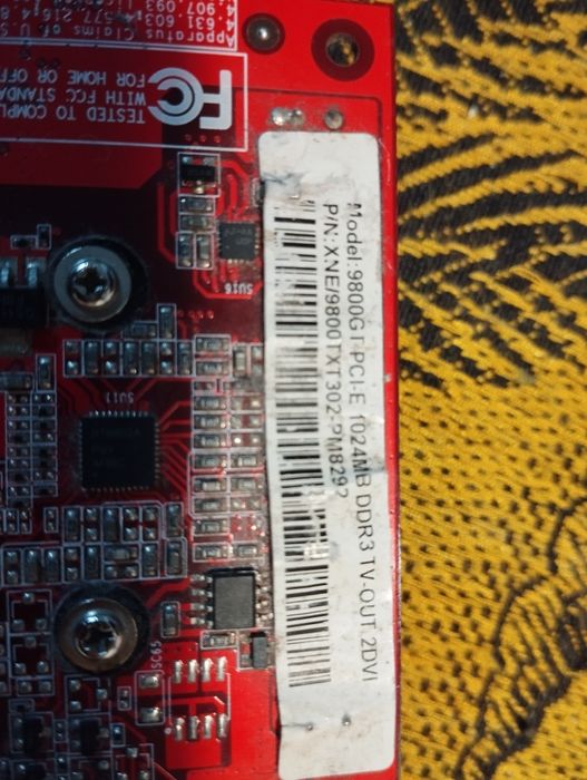 Відеокарта NVIDIA GeForce 9800 GT
Ім'я	GeForce 9800 GT