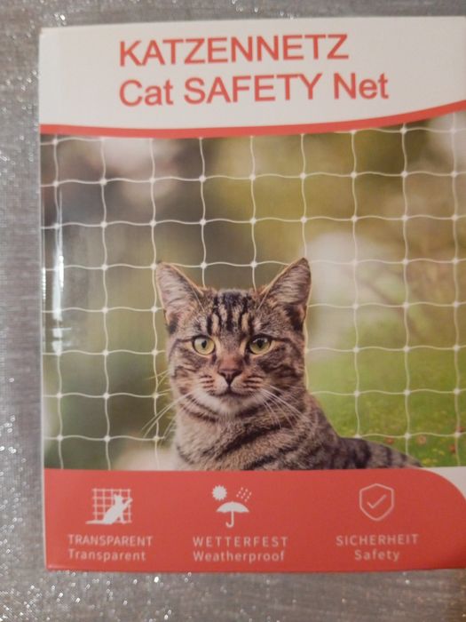 Rede de segurança para gatos 3×8 m – Nova