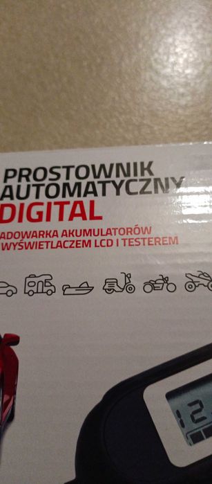 Prostownik automatyczny digital z testerem