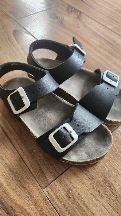 Sandaly czarne garvalin chłopiec