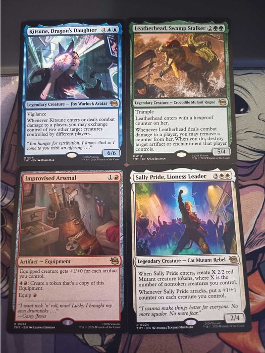 TMNT Mixed Rare Pack | 4 Rare Cards MTG