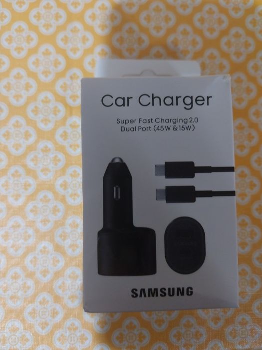 Carregador isqueiro Samsung SuperFast