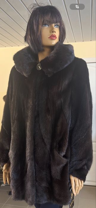 Рр 52-54.  Норковая шуба автоледи.  Плюшечка   Италия