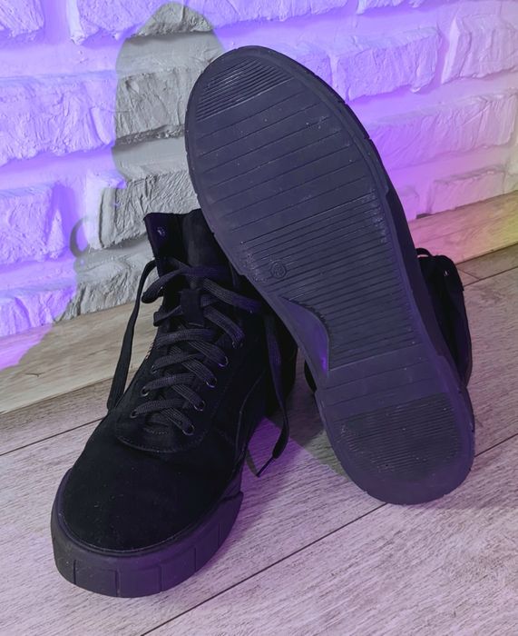 Чоловічі замшеві черевики в стилі puma