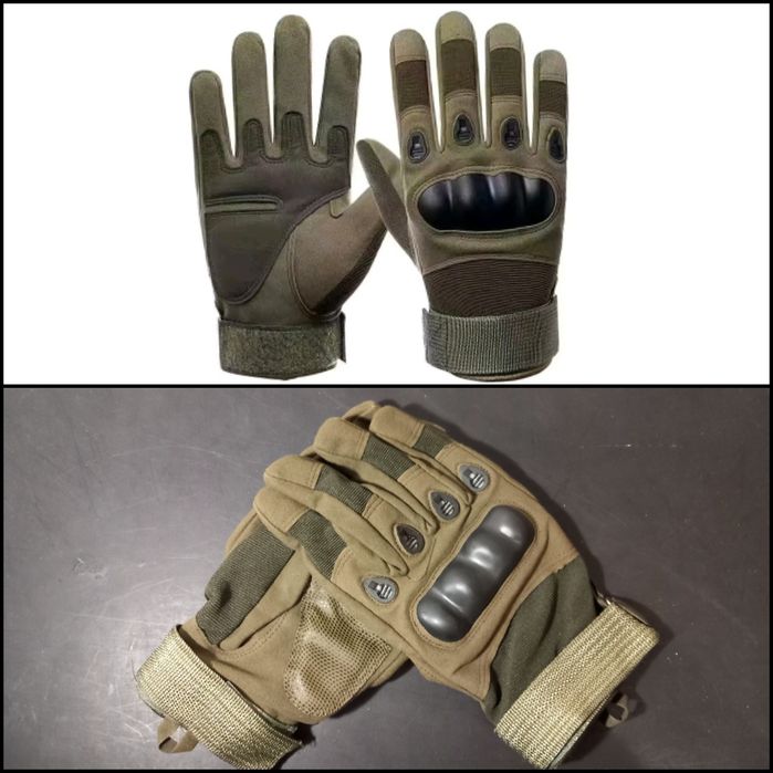 Rekawice taktyczne/ wojskowe Zielone rozm. L