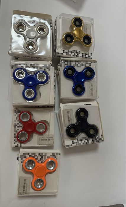 3D SPINNERS, Спинери LED, RGB, MIX METALL, Новые и высокого качества