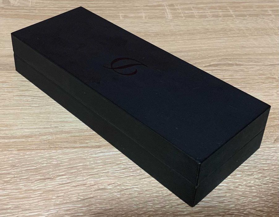 Ручка шариковая роллер S. T. Dupont Olympio с позолотой Франция