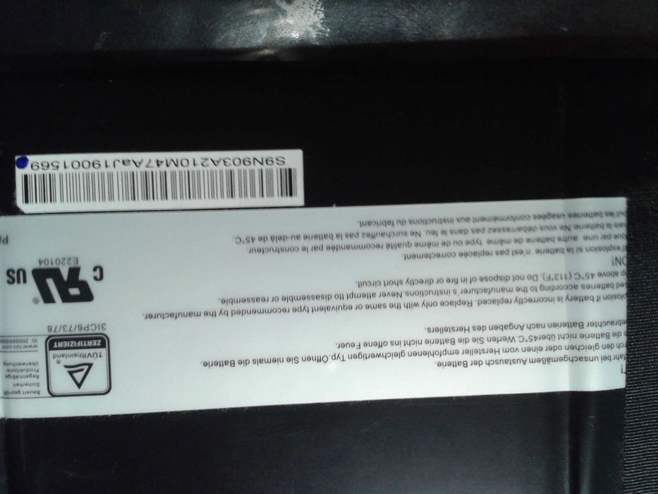 bateria do laptopa BTY-M6K