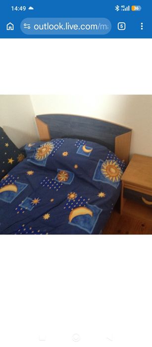Mobília de quarto de rapaz azul e faia 100€