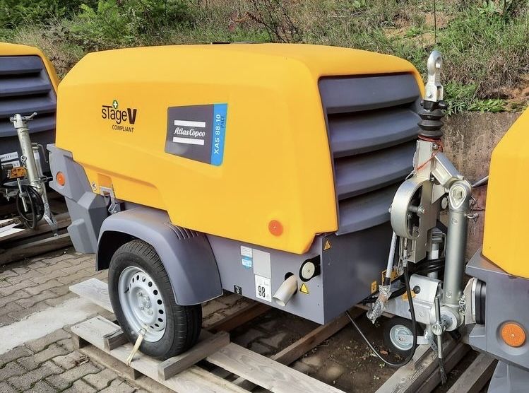 компрессор 33кВт Atlas Copco XAS 88 - 5м3/7bar 4.2025 винтовой, дизель
