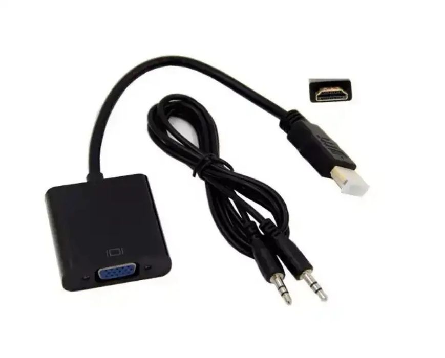 Адаптер конвертор  HDMI VGA + звук