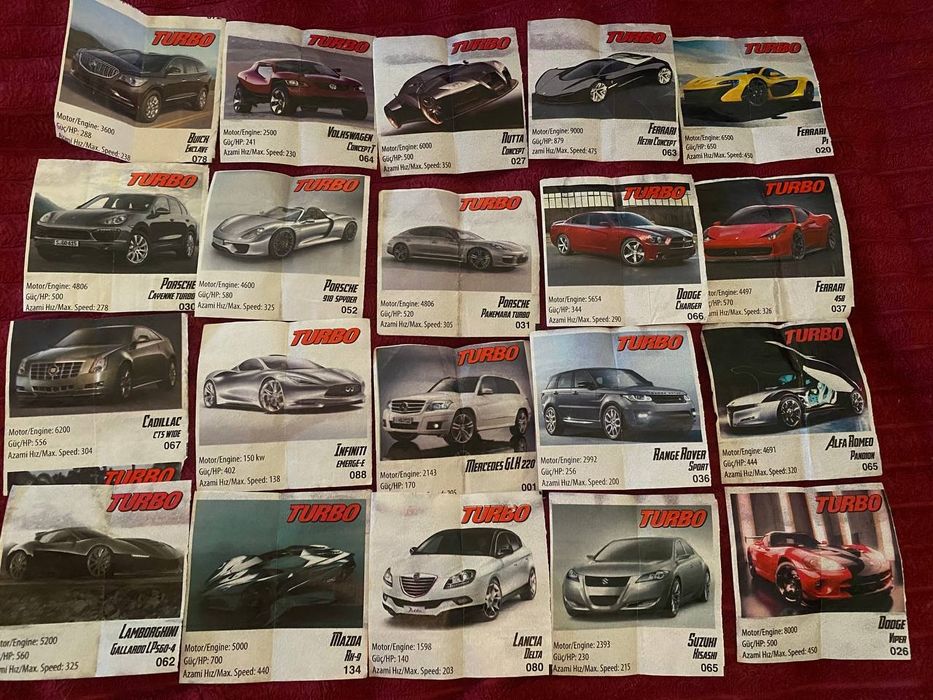 Продам колекцію малюнків турбо та наклейок: 125 грн