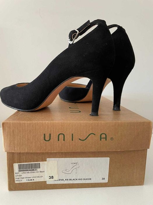 Sapatos 100% Pele Pretos