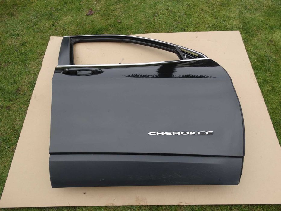 drzwi prawy przód przednie prawe jeep cherokee v kl 13-23 pxr czarne